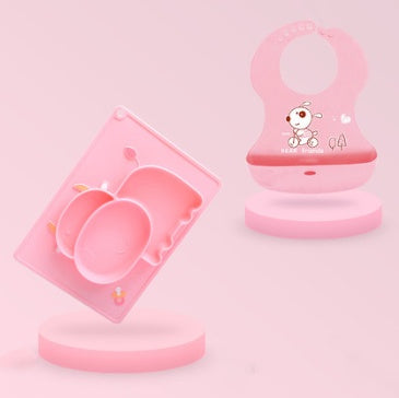 HoneyCub Baby Silicone Suction Bowl