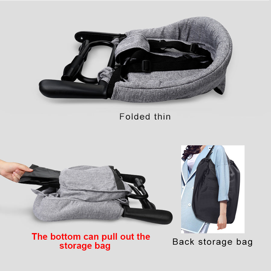 Yuppy Compact Baby Dining Chair | Portable Safety Belt Feeding Seat