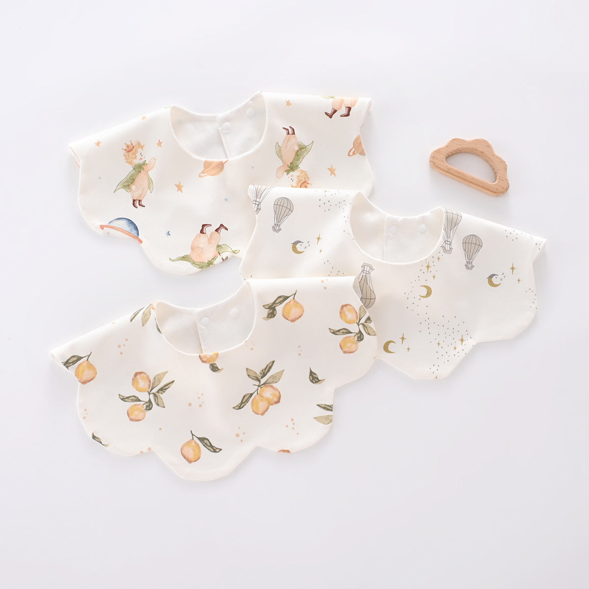 Pure Cotton Saliva Towel | Anti-Rash Drool Bib for Infants