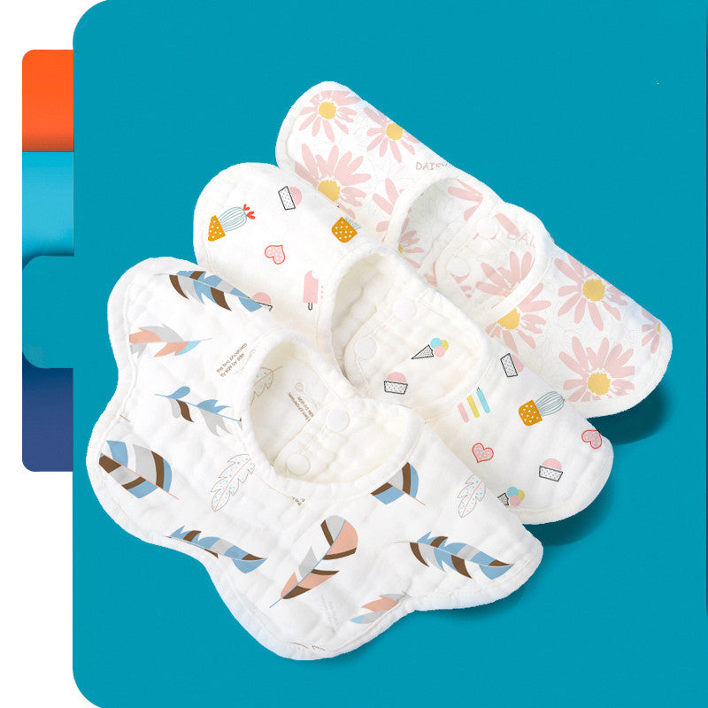 AngelNest Rotating Flower Waterproof Baby Bib