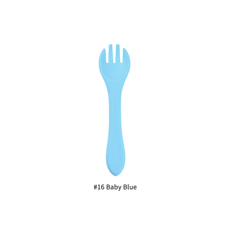 OlivioTots Food-Grade Silicone Baby Fork