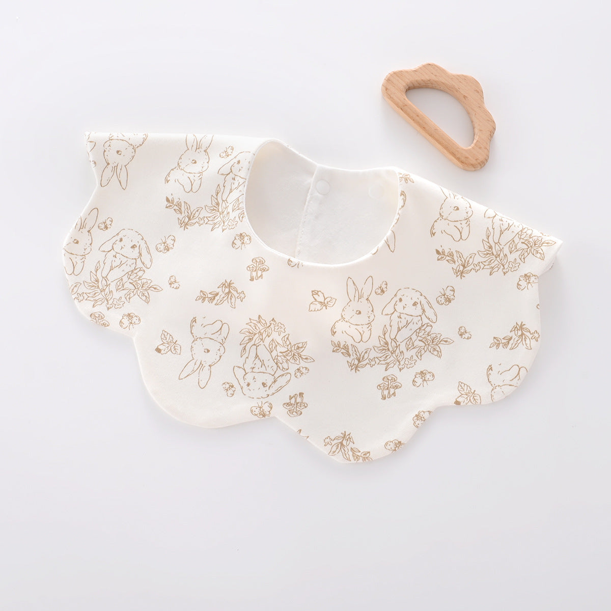 Pure Cotton Saliva Towel | Anti-Rash Drool Bib for Infants