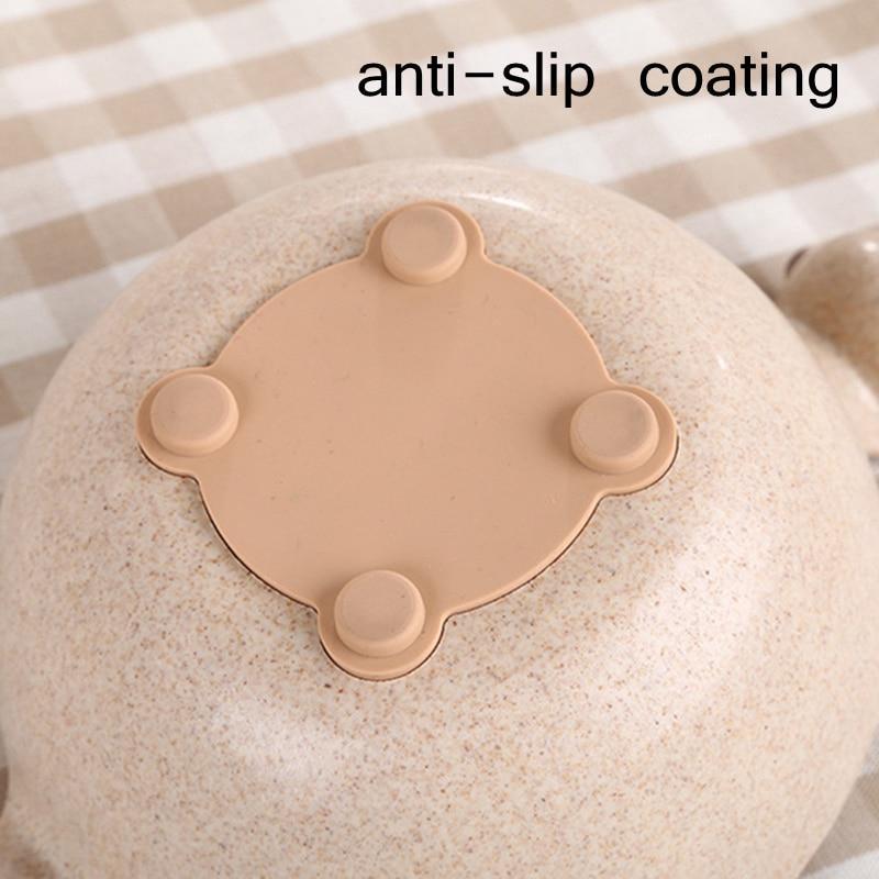 Beige anti-slip coaster on a textured surface with 'anti-slip coating' text.