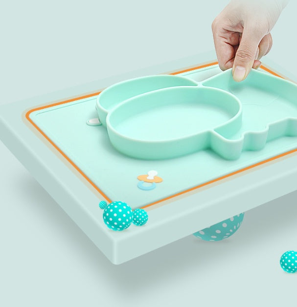 HoneyCub Baby Silicone Suction Bowl