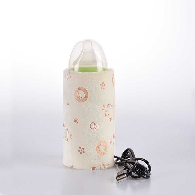 JellyTots USB Baby Bottle Warmer – Portable Thermal Insulation Bag with Thickened Cover