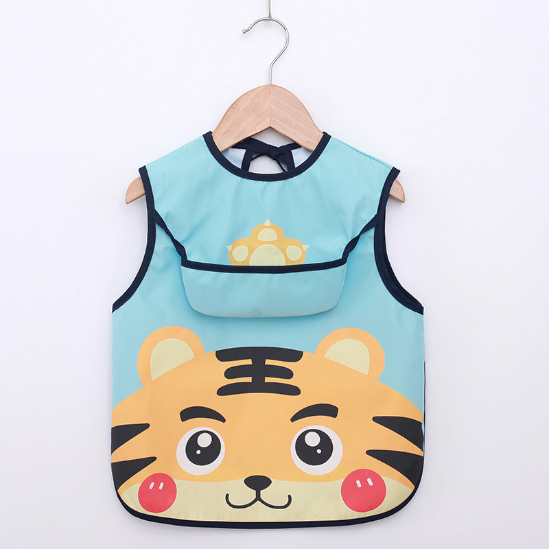 CoolNest Summer Thin Baby Waterproof Eating Overalls – Lightweight, Mess-Resistant Design | Essential Feeding & Protective Clothing for Toddlers