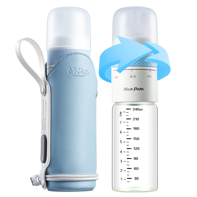 Nibby Portable Glass Baby Bottle
