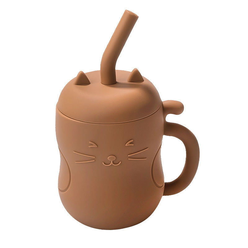 SipNest Baby No-Spill Silicone Cup with Straw – Durable, Safe & Easy-to-Clean Design | Essential Drinking Cup for Babies, Toddlers & Maternal Child Care