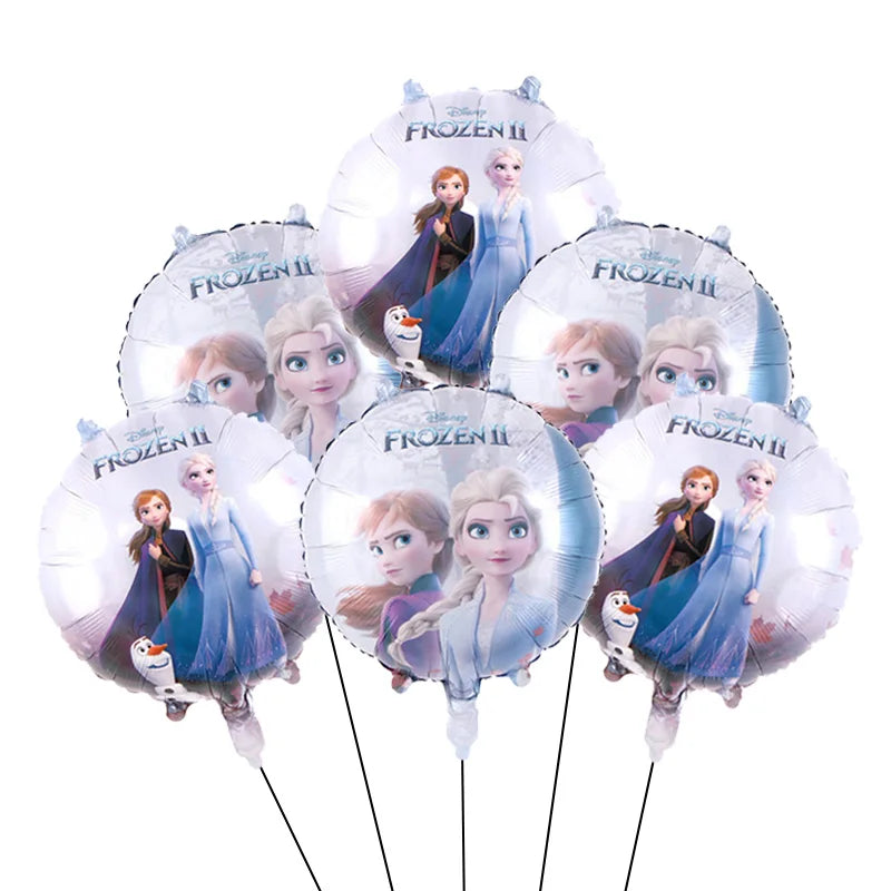 Enchanting Frozen Anna & Elsa Birthday Party Supplies – Disposable Tableware, Plates, Cups, Napkins, Balloons for Kids & Baby Showers