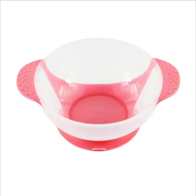 Adorable Cartoon Suction Cup Bowl for Kids - Perfect Baby Feeding Tableware!