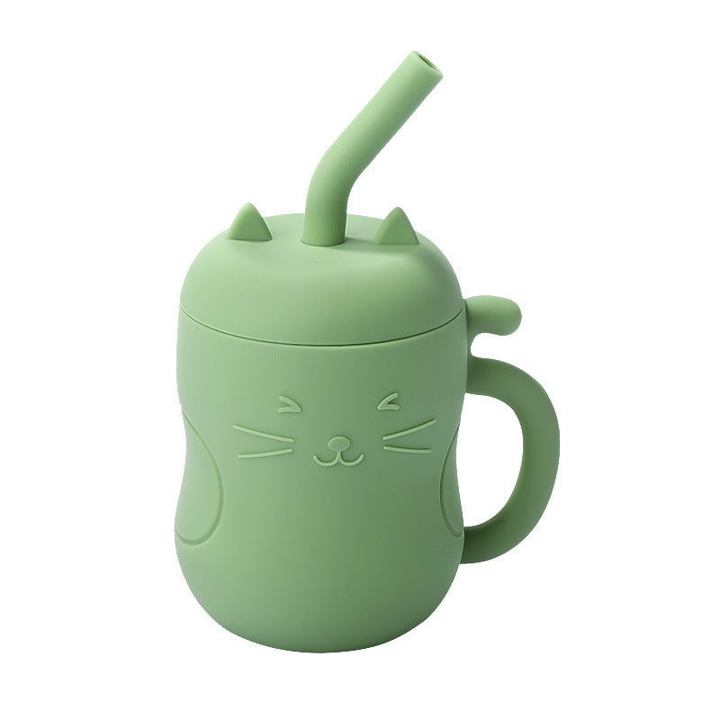 SipNest Baby No-Spill Silicone Cup with Straw – Durable, Safe & Easy-to-Clean Design | Essential Drinking Cup for Babies, Toddlers & Maternal Child Care