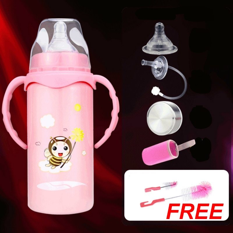 TotDream Stainless Steel Baby Feeding Bottle