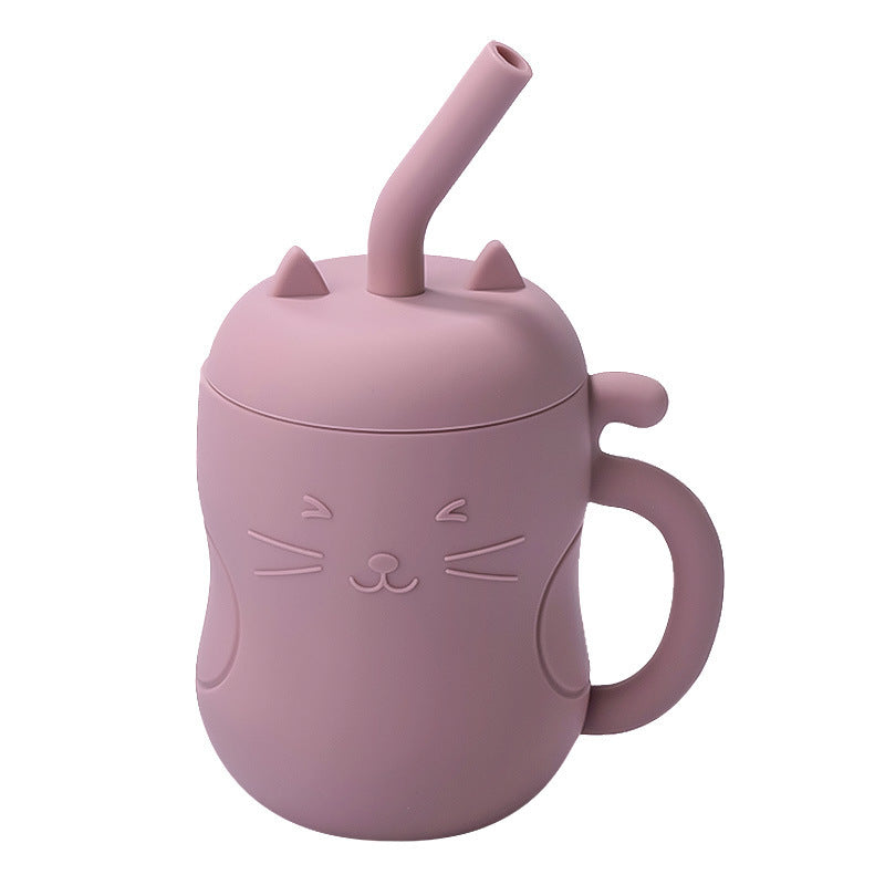 SipNest Baby No-Spill Silicone Cup with Straw – Durable, Safe & Easy-to-Clean Design | Essential Drinking Cup for Babies, Toddlers & Maternal Child Care