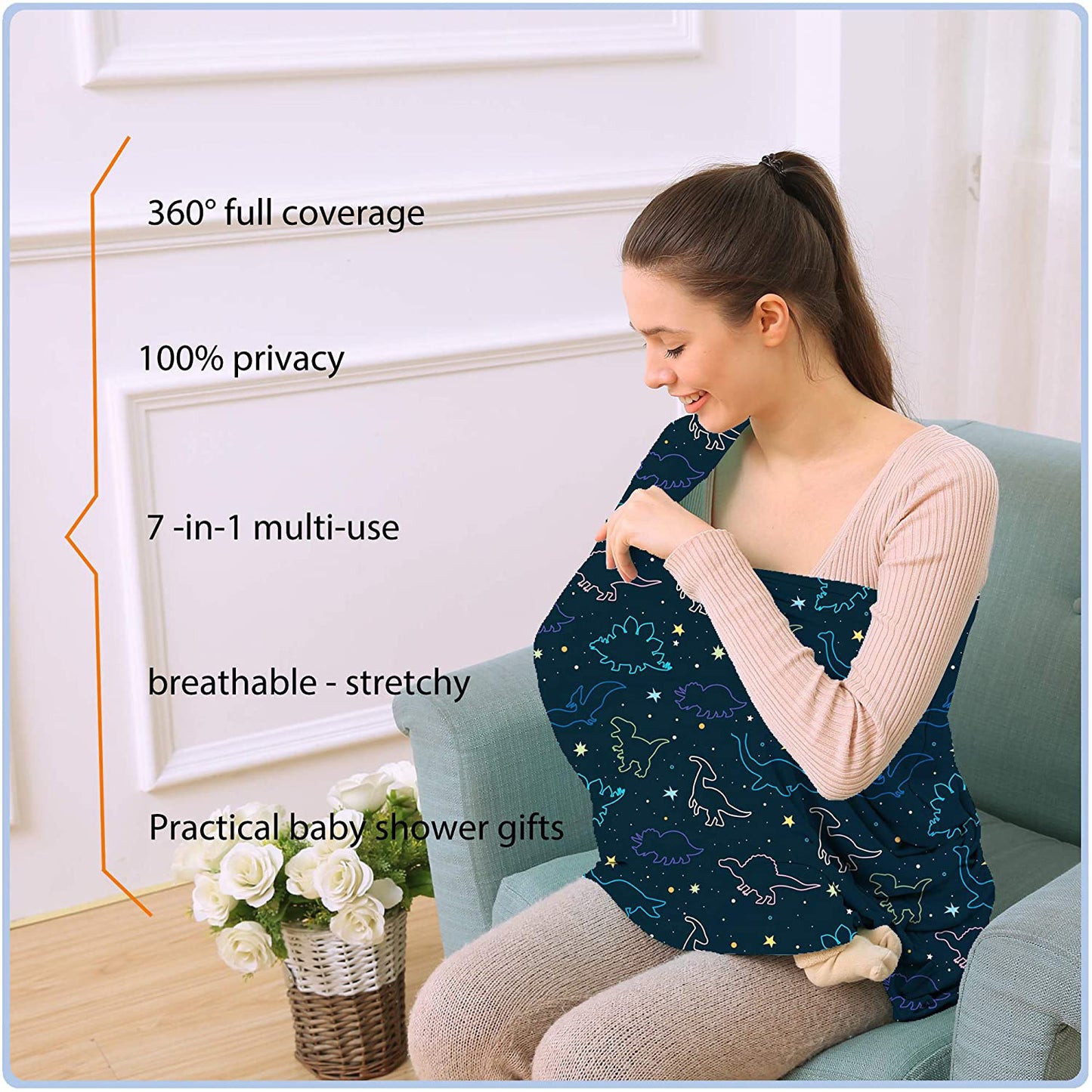 Cherubi Baby Feeding Nursing Towel