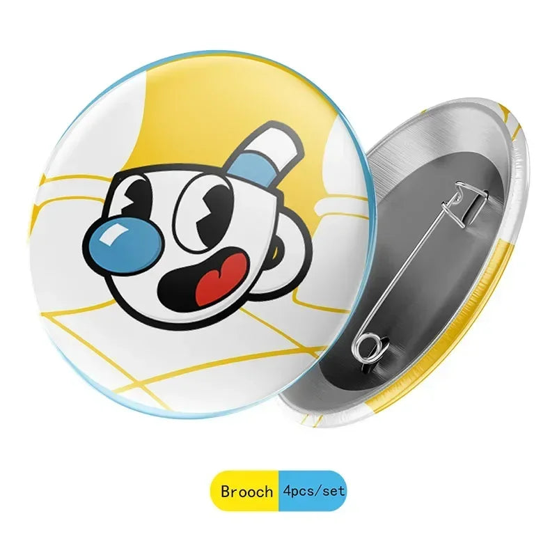 Cuphead Cartoon Birthday Party Supplies - Disposable Cups, Plates, Balloons & Background for Baby Showers & Kids' Celebrations!
