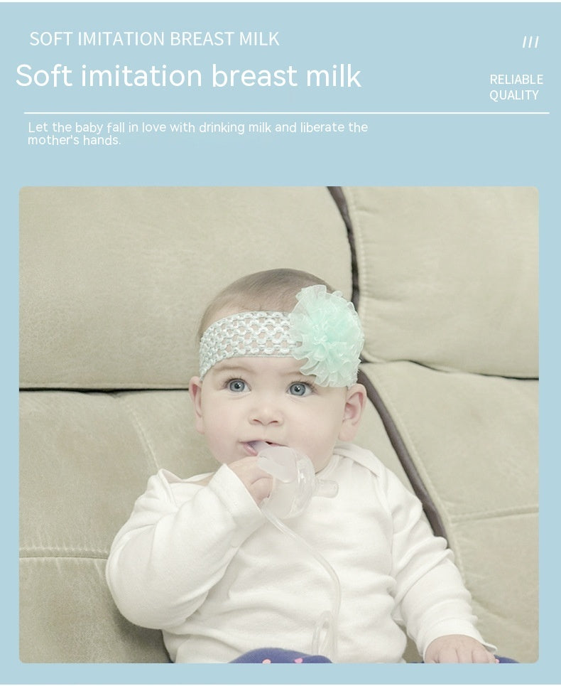 TinyAcorn Long-Straw Baby Bottle