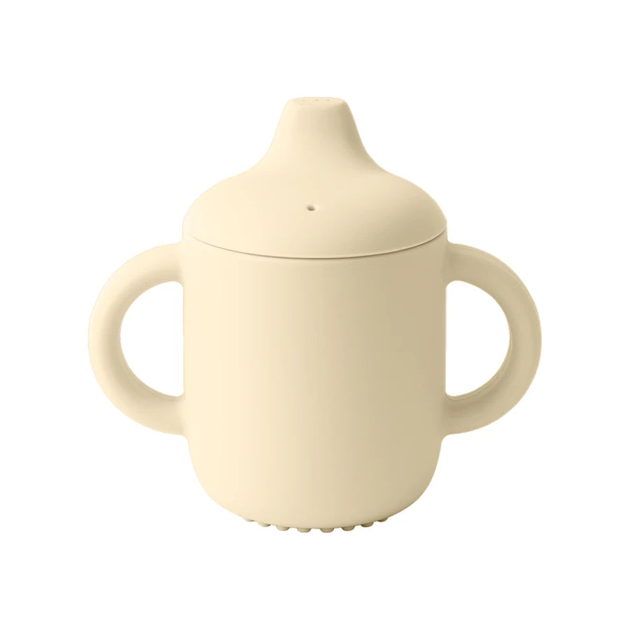 Portable Silicone Baby Feeding Cups - Ideal for Infants and Toddlers with Easy Grip Handles