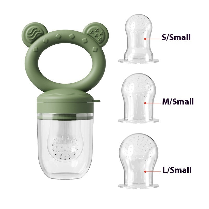 Tottoes Silicone Baby Food Feeder – Edible Fruit Teether & Solid Food Nipple for Infants
