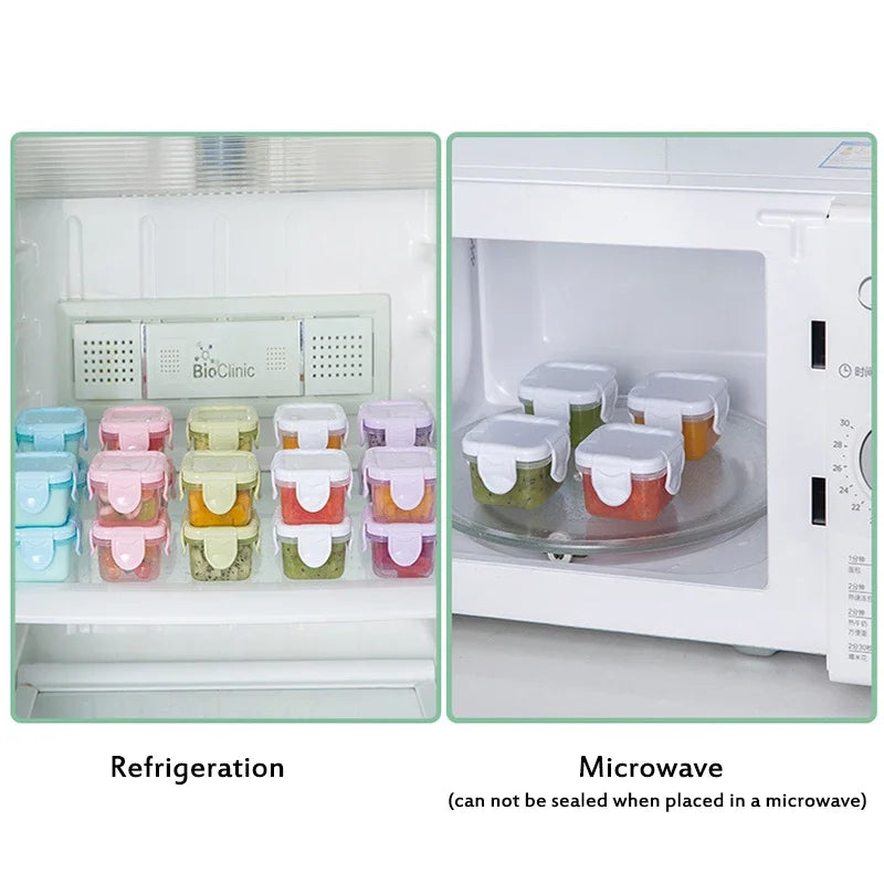 Ultimate 3-Piece Baby Feeding Bowl Set - Portable, Microwave-Safe Dishes with Sealed Storage for Easy Mealtime!