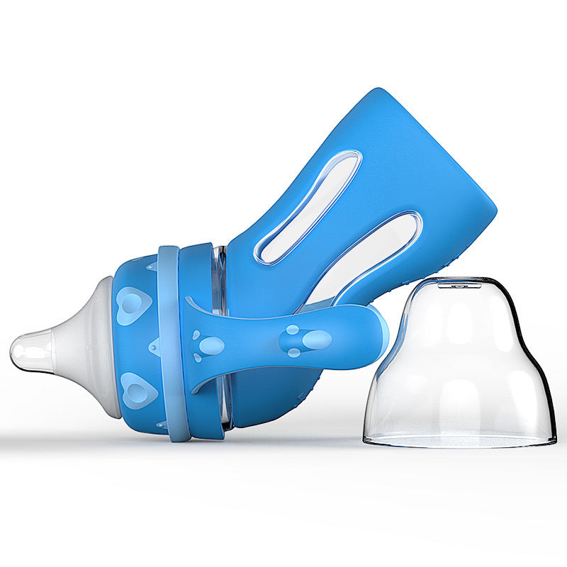 SnugNest Drop-Resistant Glass Baby Bottle