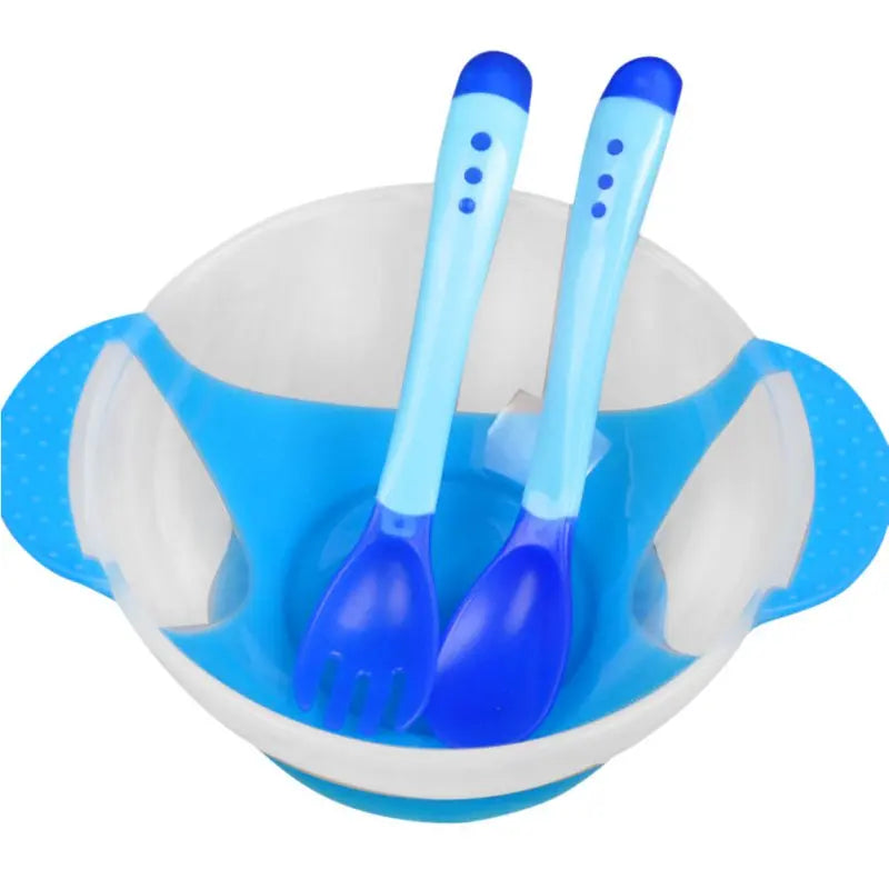 Ultimate Suction Cup Baby Bowl Set - Perfect Training Dishes with Spoon for Hassle-Free Feeding