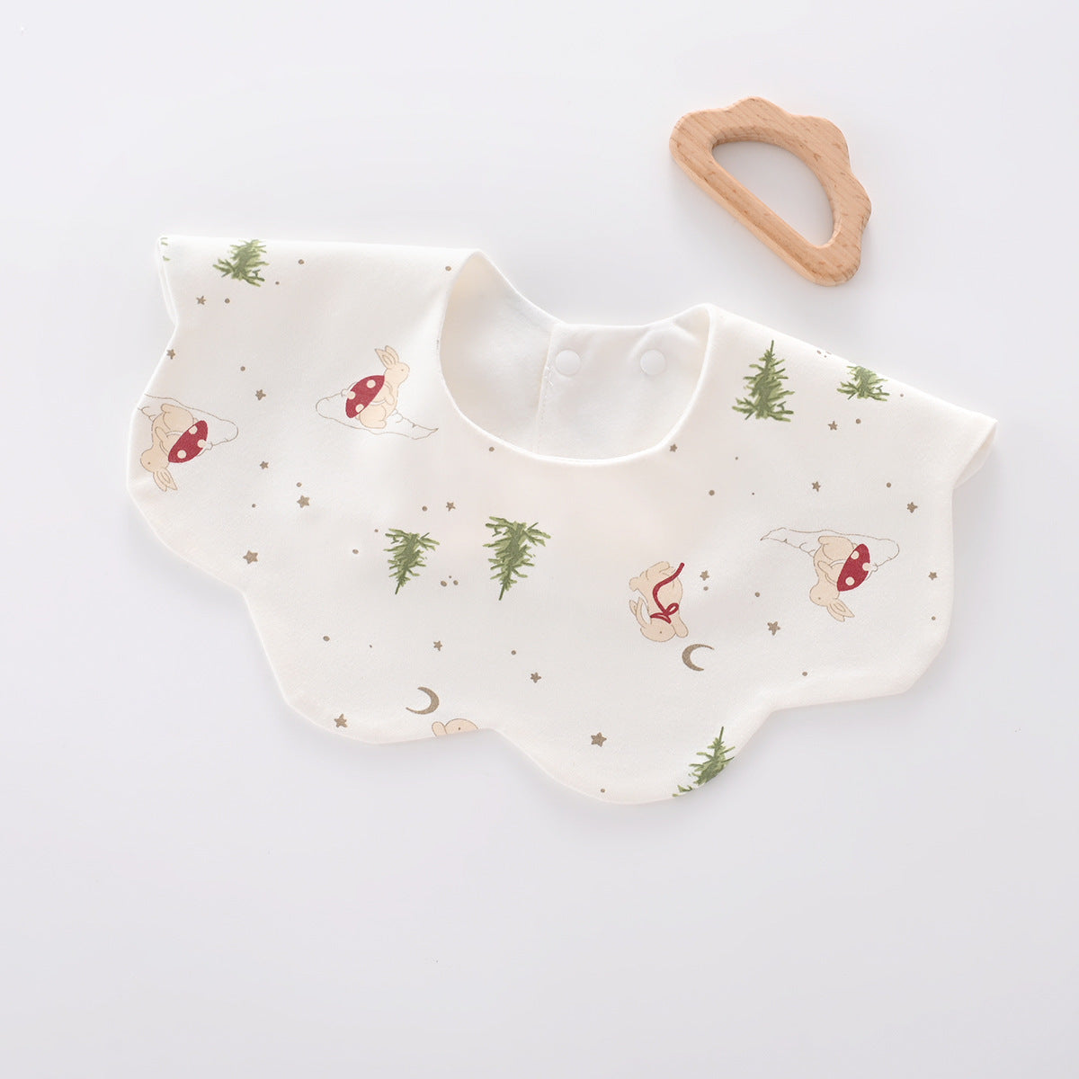 Pure Cotton Saliva Towel | Anti-Rash Drool Bib for Infants