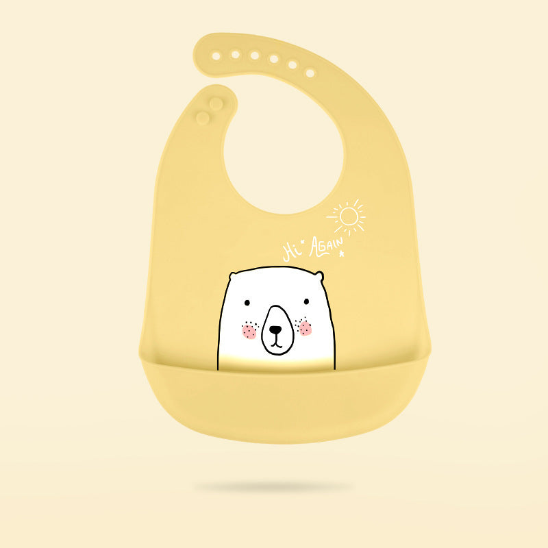Durable Waterproof Bib | Pocket Napkin for Baby Feeding