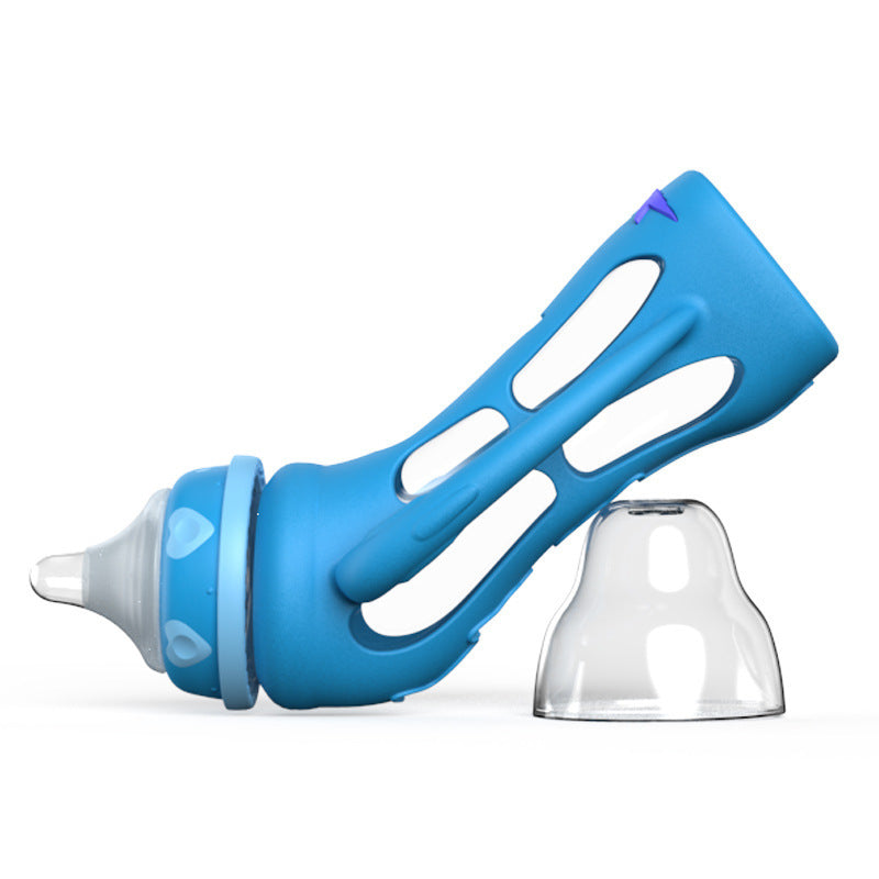 SnugNest Drop-Resistant Glass Baby Bottle
