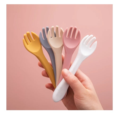 OlivioTots Food-Grade Silicone Baby Fork