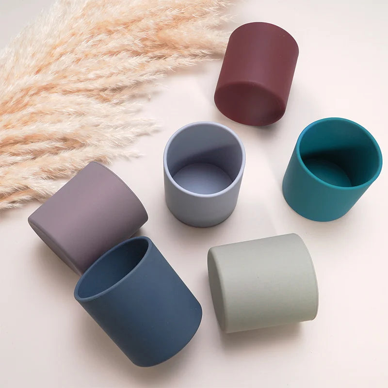 Leakproof Silicone Baby Drink Cup - Perfect for Toddlers & Kids, 220ML Water Bottle