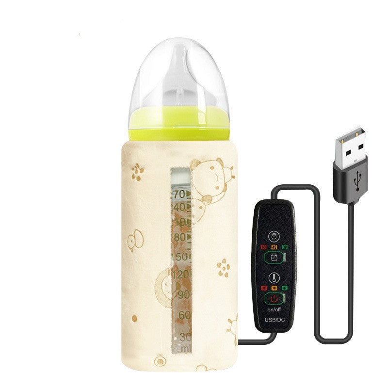 JellyTots USB Baby Bottle Warmer – Portable Thermal Insulation Bag with Thickened Cover