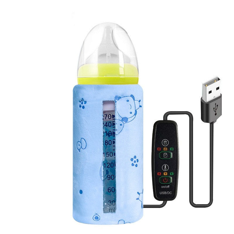 JellyTots USB Baby Bottle Warmer – Portable Thermal Insulation Bag with Thickened Cover