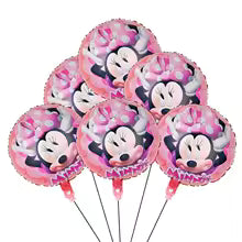 Minnie Mouse Birthday Party Essentials: Disposable Tableware, Balloons, Cups, Plates, and Tablecloth for a Magical Celebration!