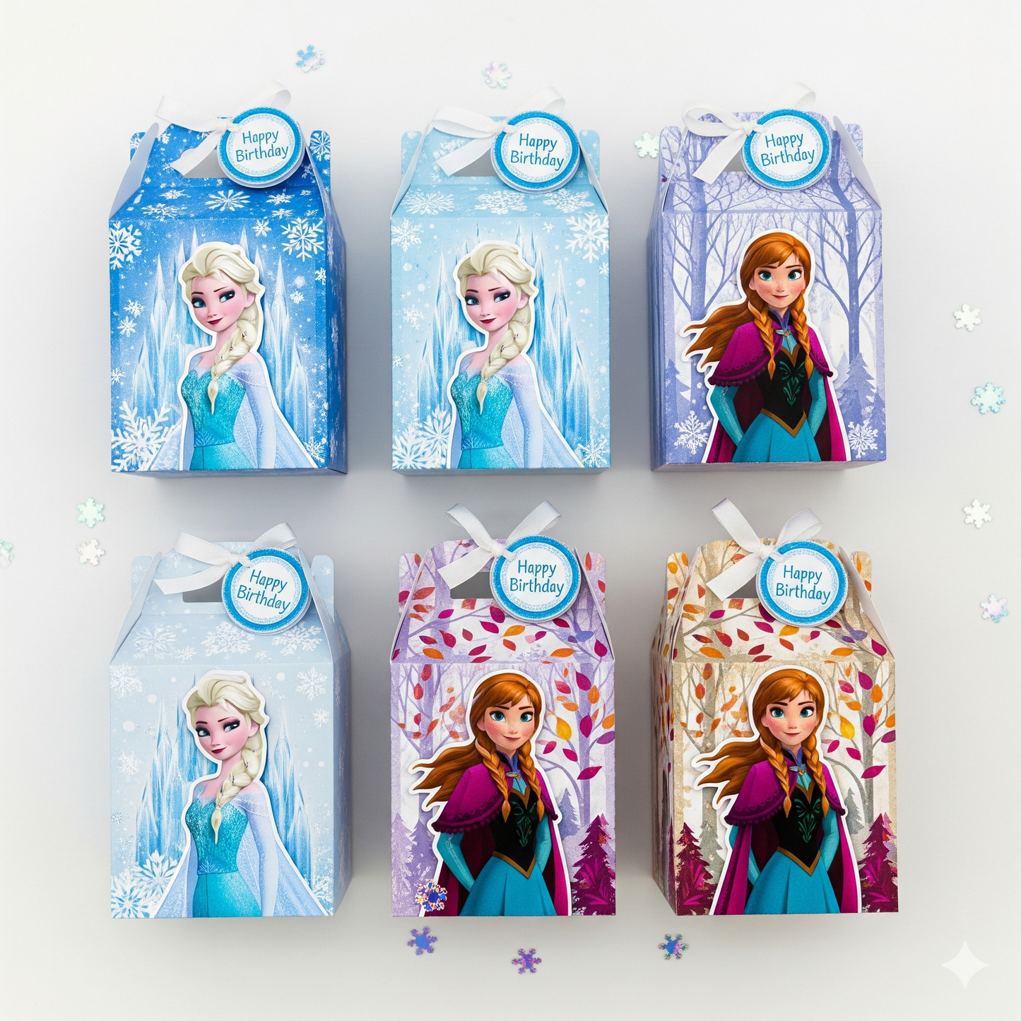 Magical Frozen Anna & Elsa Birthday Party Supplies - Disposable Tableware, Plates, Cups, Napkins & Balloons for Kids' Celebrations!