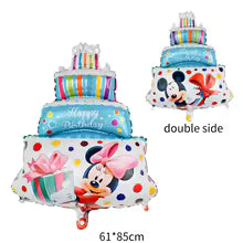 Blue Mickey Mouse Birthday Party Essentials: Disposable Cups, Plates, and Tablecloth for Kids' Celebrations