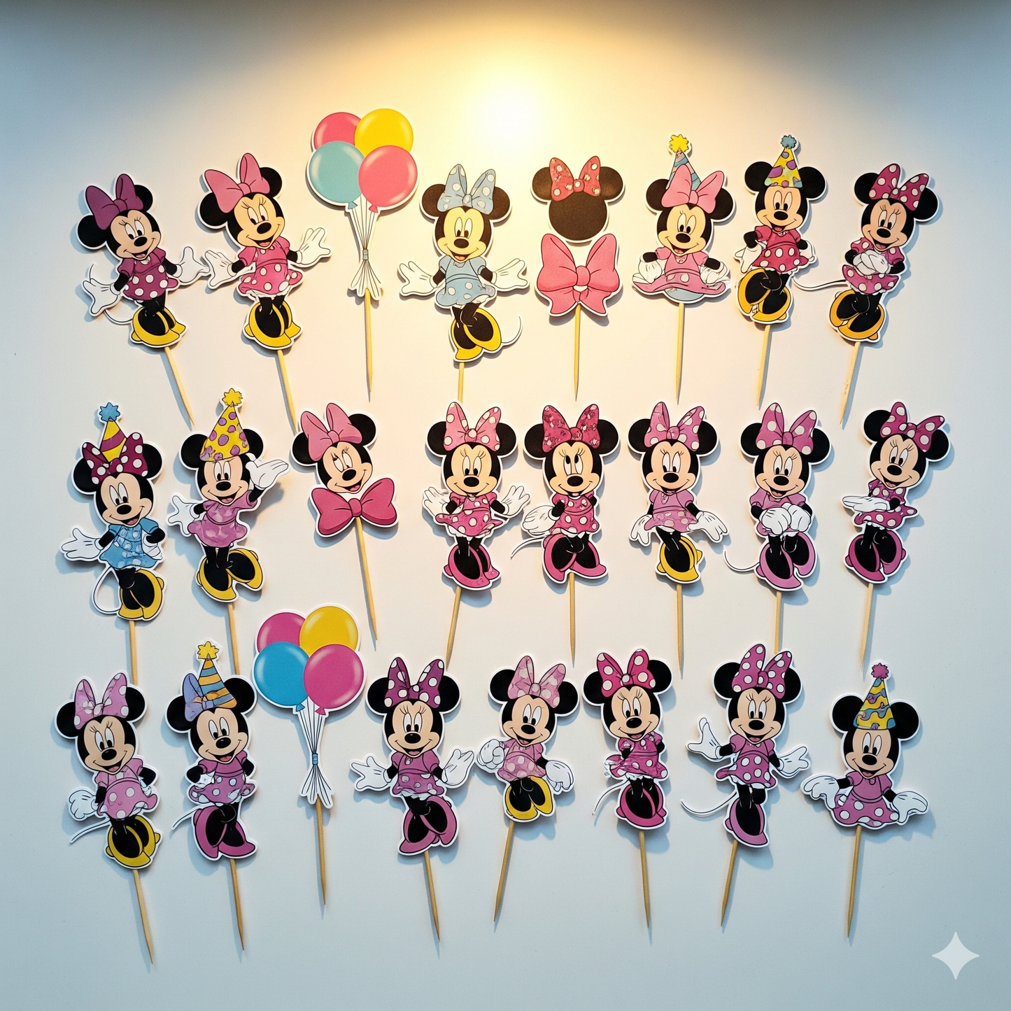 Minnie Mouse Birthday Party Essentials: Disposable Tableware, Balloons, Cups, Plates, and Tablecloth for a Magical Celebration!