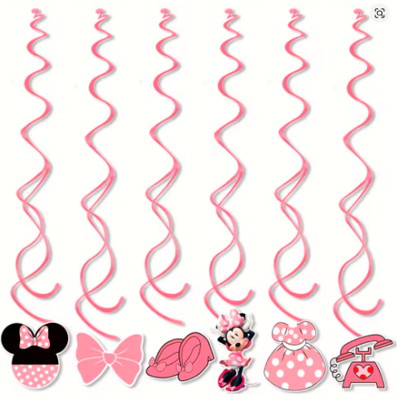 Minnie Mouse Birthday Party Essentials: Disposable Tableware, Balloons, Cups, Plates, and Tablecloth for a Magical Celebration!