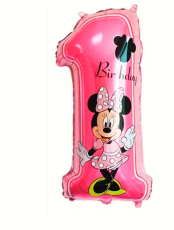 Minnie Mouse Birthday Party Essentials: Disposable Tableware, Balloons, Cups, Plates, and Tablecloth for a Magical Celebration!