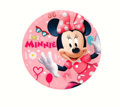 Minnie Mouse Birthday Party Essentials: Disposable Tableware, Balloons, Cups, Plates, and Tablecloth for a Magical Celebration!