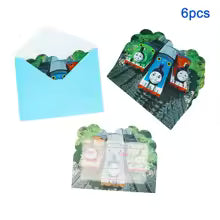 Thomas & Friends Birthday Party Essentials: Disposable Balloon Cups, Plates, and Tablecloth for Kids' Celebrations