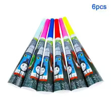 Thomas & Friends Birthday Party Essentials: Disposable Balloon Cups, Plates, and Tablecloth for Kids' Celebrations