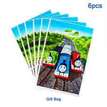 Thomas & Friends Birthday Party Essentials: Disposable Balloon Cups, Plates, and Tablecloth for Kids' Celebrations