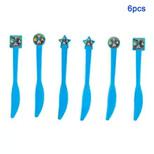 Thomas & Friends Birthday Party Essentials: Disposable Balloon Cups, Plates, and Tablecloth for Kids' Celebrations