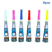 Thomas & Friends Birthday Party Essentials: Disposable Balloon Cups, Plates, and Tablecloth for Kids' Celebrations