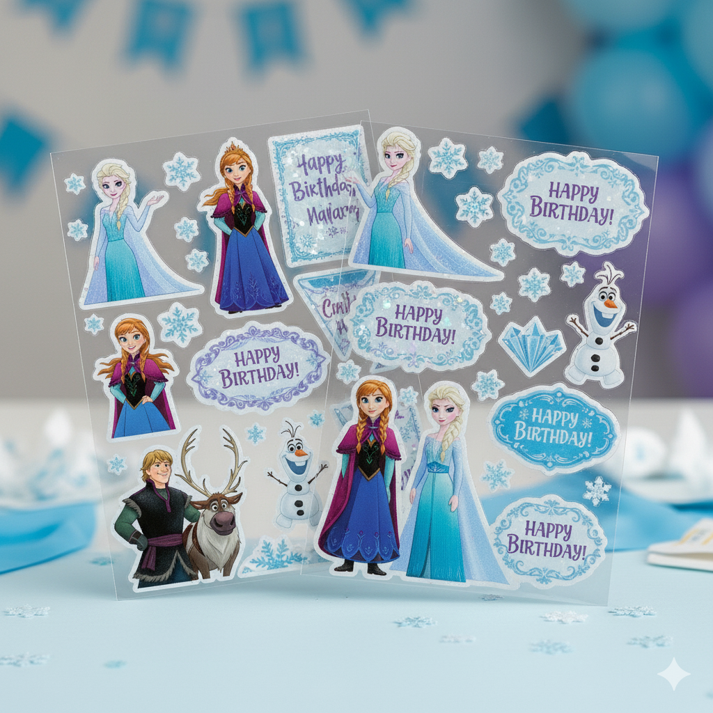 Magical Frozen Anna & Elsa Birthday Party Supplies - Disposable Tableware, Plates, Cups, Napkins & Balloons for Kids' Celebrations!