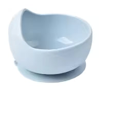 Vibrant Silicone Baby Feeding Bowl Set with Spoon - Waterproof and Easy Mealtime Solution!