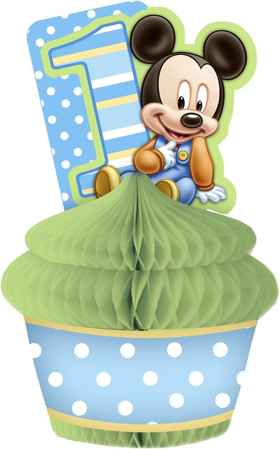 Blue Mickey Mouse Birthday Party Essentials: Disposable Cups, Plates, and Tablecloth for Kids' Celebrations