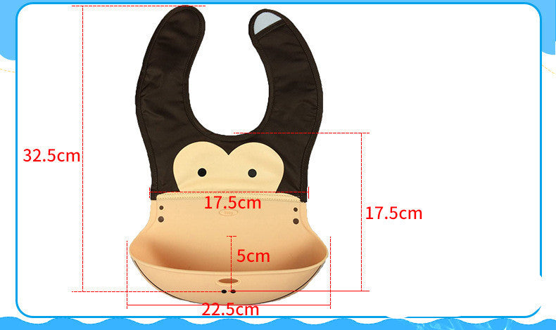 Bibby Cartoon Silicone Baby Bib
