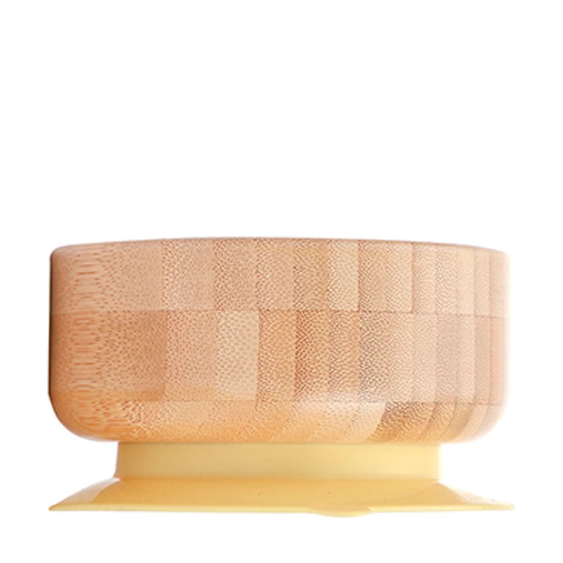 Wooden bowl with a checkered pattern on a white background