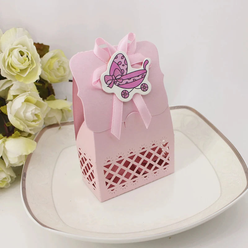 Add a touch of elegance to your event with the LeoLok 12Pcs Gift Boxes – Baby Shower Supplies. Perfect for candies or small favors, these pastel boxes with bows and stickers make any celebration charming and memorable.